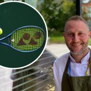 Barry Langston, head chef at Coleg Cambria’s Ial Restaurant in Wrexham, has been joined by two Hospitality and Catering students at the Wimbledon tennis championships.