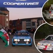 The start of Rally Revival at Wrexham & Nant Mill Visitor Centre.  Photo credit:  Ian Francis ( IF Image Cymru )