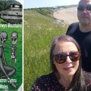 Lyn Murphy and Russell Kellett. Russell will be talking about his new book and other UFO sightings in Connah's Quay on Saturday.