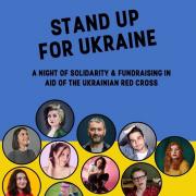 The 'Stand up for Ukraine' event poster