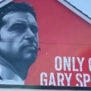 The Gary Speed mural created by Unify Creative in Cardiff.