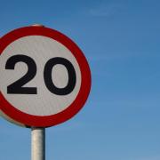 A library image of a 20mph sign.