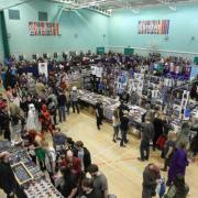 Picture of a Wales Comic Con at Wrexham Glyndwr University.