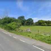 The field on Monastery Road in Holywell, where the glamping site would be located. Source - Google.