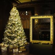 A picture is worth a thousand words in the Long Gallery at Chirk Castle.