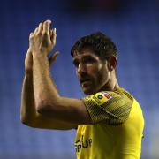 Preston North End's Ched Evans applauds the fans following the Sky Bet Championship match at the Select Car Leasing Stadium, Reading. Picture date: Friday November 4, 2022..