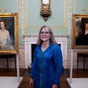 Caroline Allfrey, daughter to Lady Aird who gifted the portraits to the National Trust