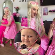 Little ones at Just Breathe, Talacre, meet 'Barbie' and enjoy Barbie themed cakes and drinks!