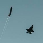 Two F35 Lightning jets were seen over north Wales and the north west on Tuesday.