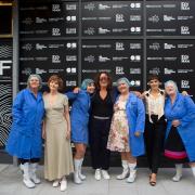 Chuck Chuck Baby stars Louise Brealey and Annabelle Scholey were joined by director Janis Pugh and co-stars and real life ex-factory workers Amanda Waite-Jones, Vanessa Roberts, Zoe May and Babs Waite