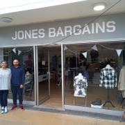 Kate Jones and Barry Jones have opened Jones Bargains, in Buckley shopping precinct.