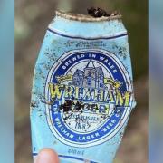 Original can of Wrexham Lager discovered dating back to the old Brewery site