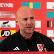 Wales manager Rob Page during the press conference at the Vale Resort, Wales. Picture date: Saturday October 14, 2023. PA Photo. See PA story SOCCER N Ireland. Photo credit should read: Nick Potts/PA Wire...RESTRICTIONS: Use subject to restrictions.