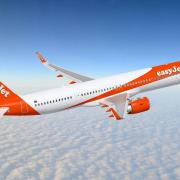 easyJet's A320neo aircraft - made by Airbus.