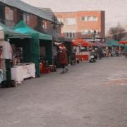 Wrexham's Street Market, Queen's Sq