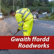 Roadworks. (Credit: Traffic Wales).