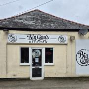 'Big Guys Kitchen' on Park Road, Cefn