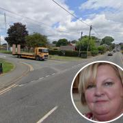 The junction of Muirfield Road and Mold Road (Google) and, inset, Cllr Ellis