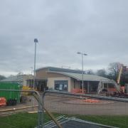 Work is underway on the McDonald's in Queensferry.