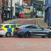 Abbot Street was cordoned off on Sunday morning.