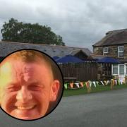 Main image of The Golden Lion, Coedpoeth / Inset image of Phil Mitchell.