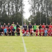 The Wrexham Legends vs North Wales Fire Service charity match went down well with hundreds turning out in support.