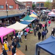 Monthly Street Market, Queen's Square Wrexham
