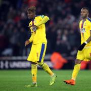 Crystal Palace's Wilfried Zaha leaves the pitch after being sent off during the Premier League match at St Mary's Stadium. PRESS ASSOCIATION Photo. Picture date: Wednesday January 30, 2019. See PA story SOCCER Southampton. Photo credit should