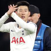 Tottenham Hotspur's Son Heung-min applauds the fans after the UEFA Champions League quarter final, first leg match at Tottenham Hotspur Stadium, London. PRESS ASSOCIATION Photo. Picture date: Tuesday April 9, 2019. See PA story SOCCER Tottenham.
