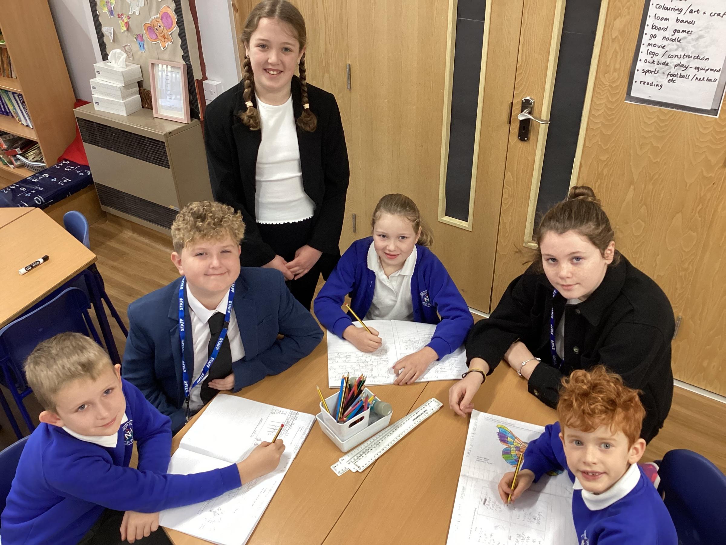 Year 6 pupils took on school roles for National Take Over Day.