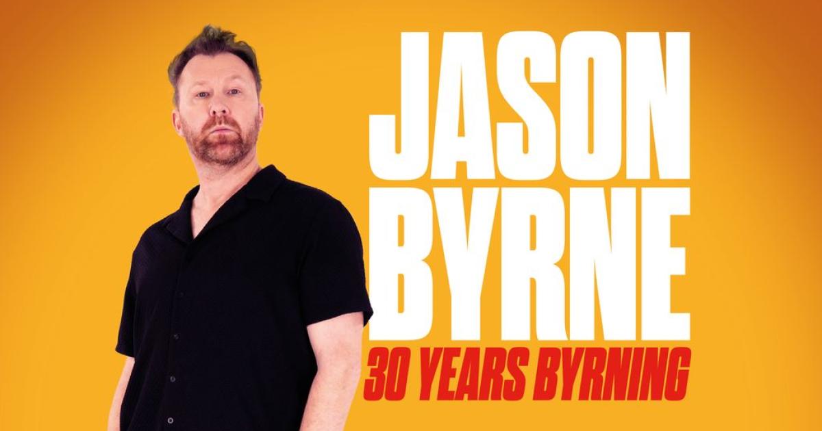 Irish comedian Jason Byrne celebrating 30 years in comedy with show in Wrexham
