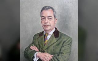 David Griffiths' portrait of 'Mr Brexit' Nigel Farage prompted an unusual enquiry from a Dutch businessman.