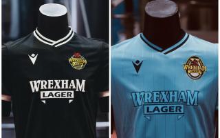 Wrexham Lager shirts are available on their website now.