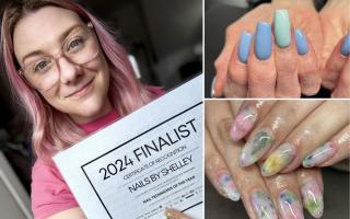 UK Hair & Beauty Awards shortlist for Shelley Lewis-Roberts, from Nails By Shelley.