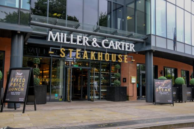 Chester Nicholas Street, GV Picture of Miller & Carter Steakhouse Restaurant...SW20718B.